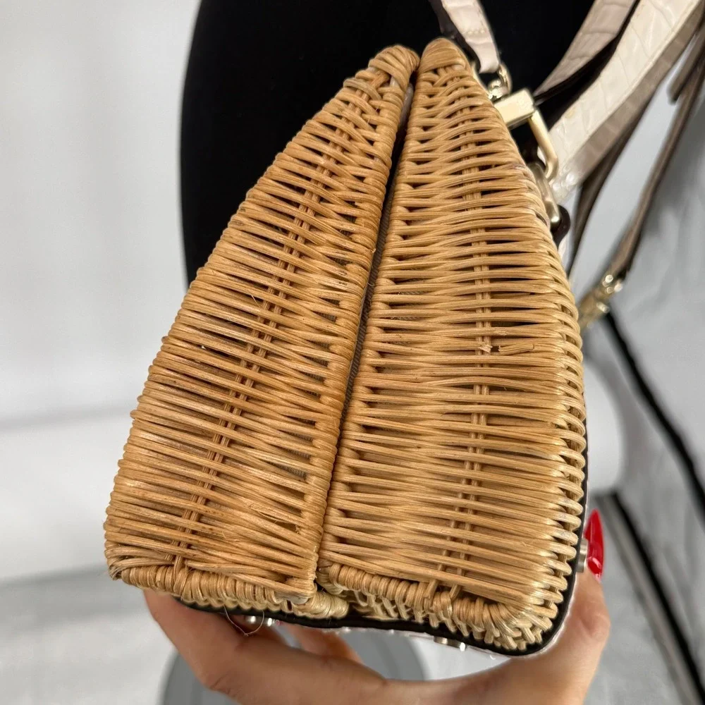 Guess wicker satchel